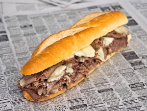 making philly cheesesteaks at home